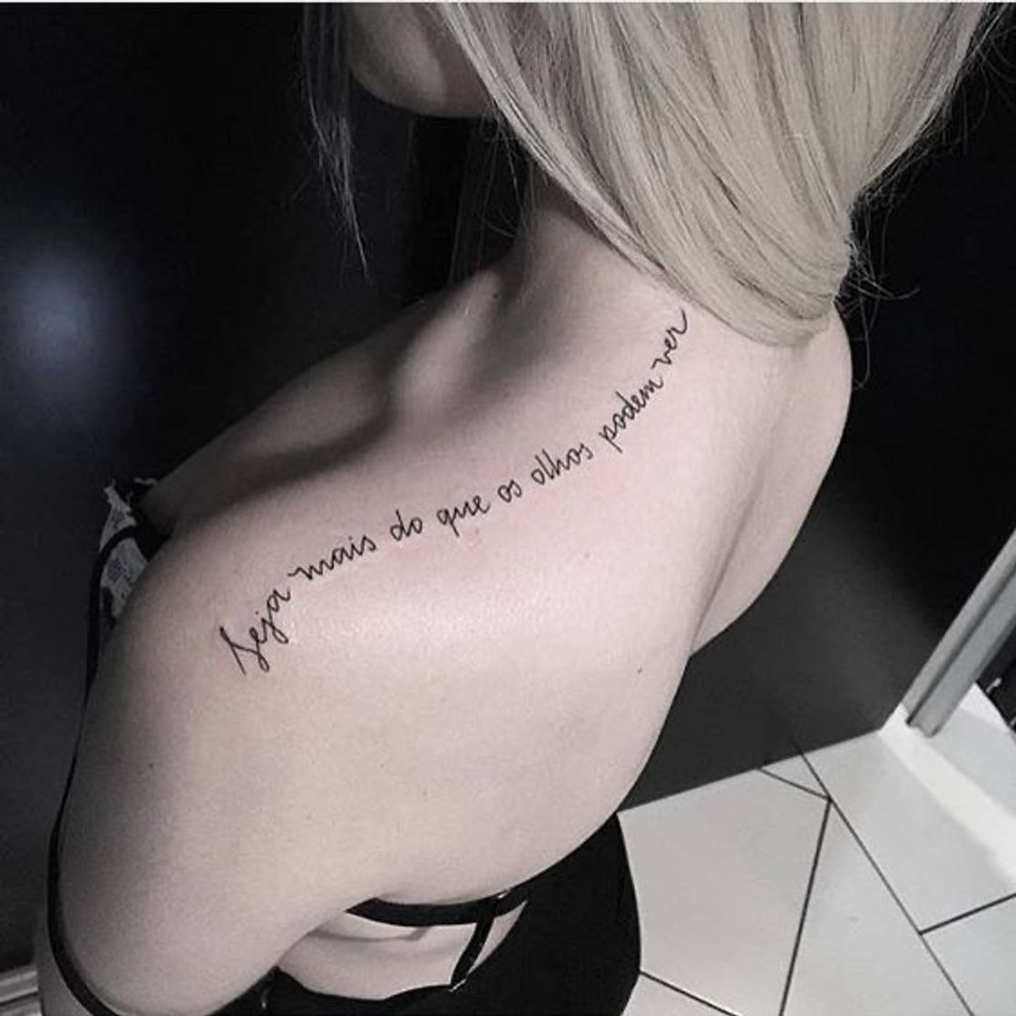 Fashion Uma ótima frase para tatuagem