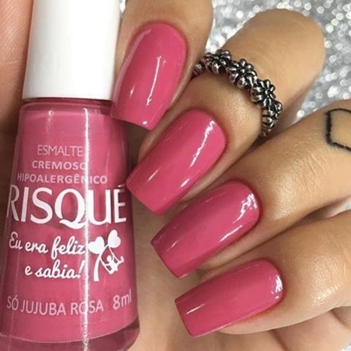 Social Esmalte Risqué-Só jujuba rosa 