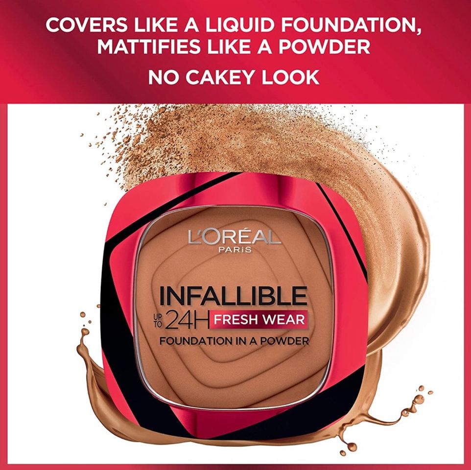 Product L'Oreal Paris Infallible Fresh Wear Foundation in a powder