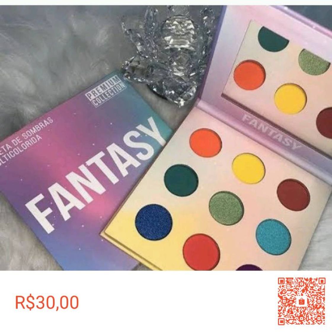 Fashion Paleta de sombras multicolorida fantasy BELLAFEMME