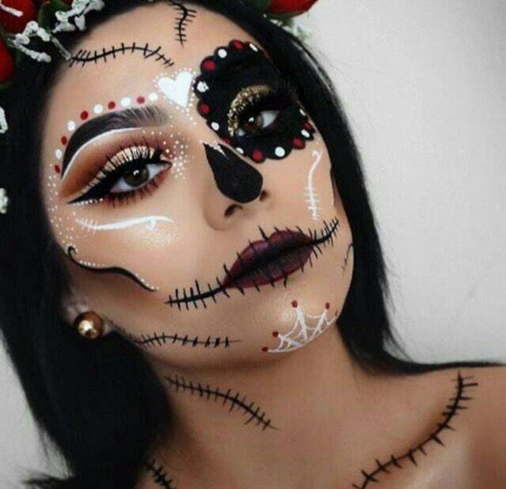Social Maquillaje de dia de muertos