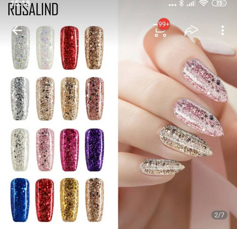 Productos Esmalte en GEL de purpurina