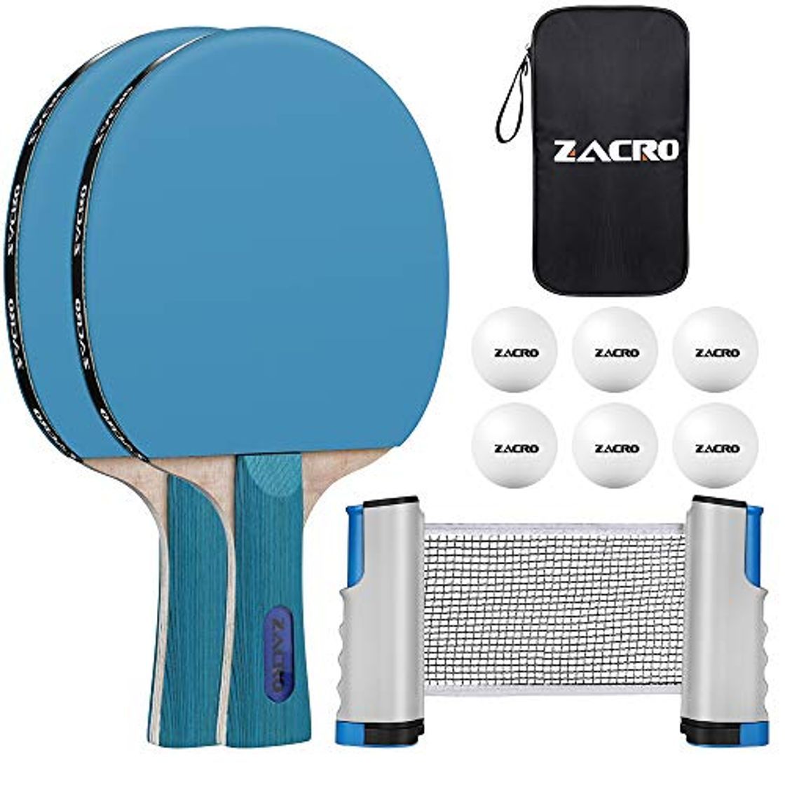 Productos Zacro Juego de Tenis de Mesa 10 en 1, Sets de Ping