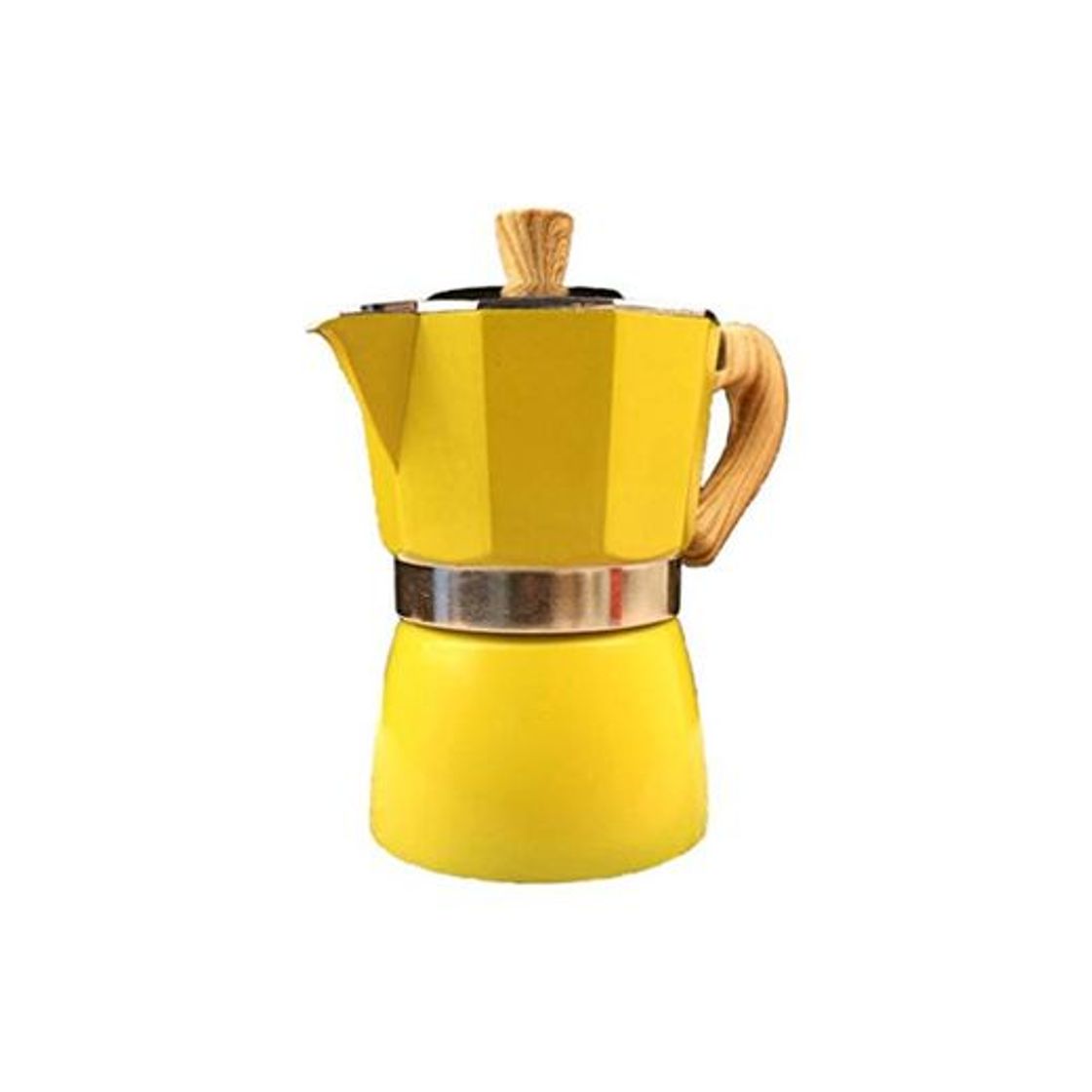 Producto XUNXI Cafetera, Cocinar Moka Espresso Cafetera Octogonal Estufa percoladora de Aluminio 3