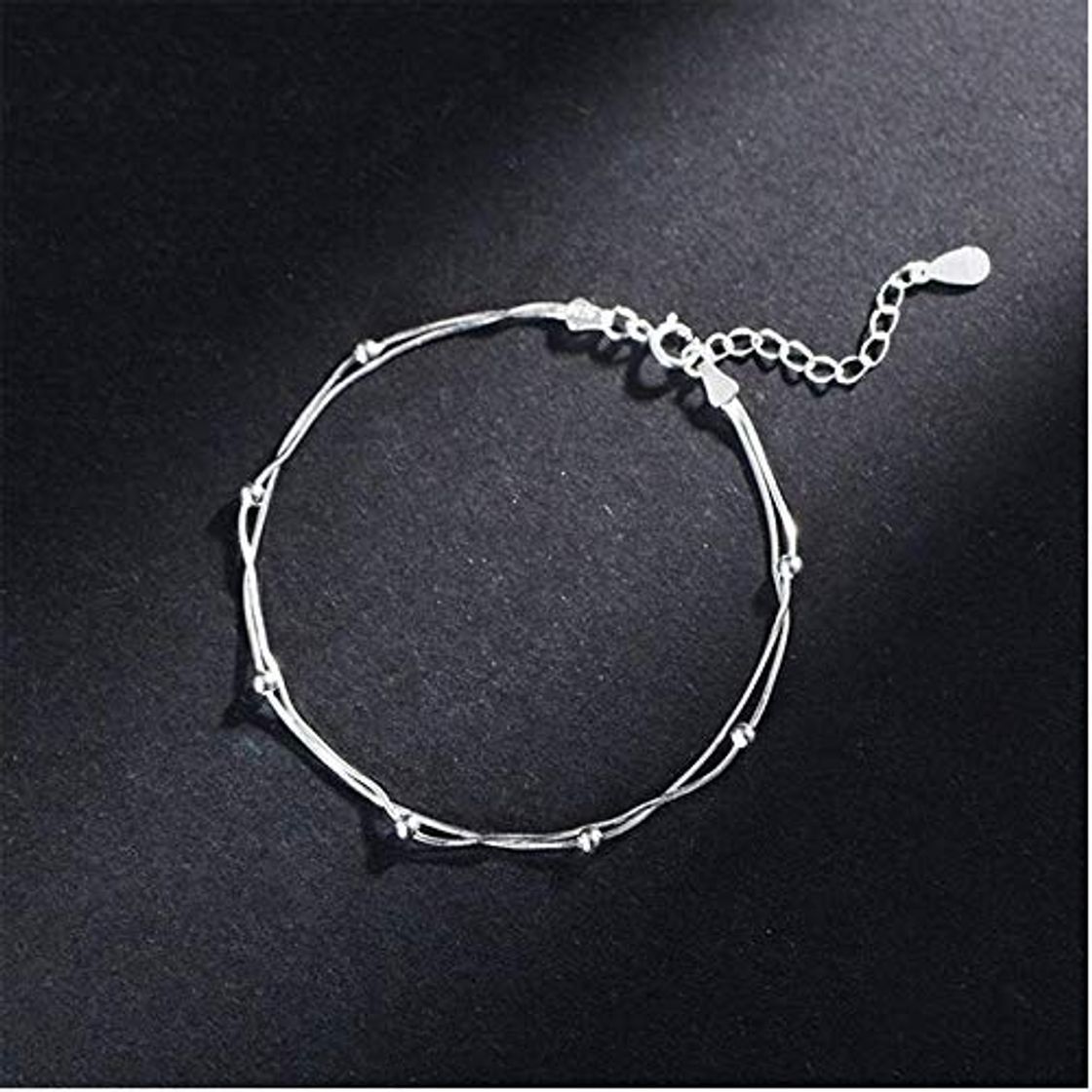 Fashion FINLN Pulsera de Plata esterlina 925 de Moda Simple