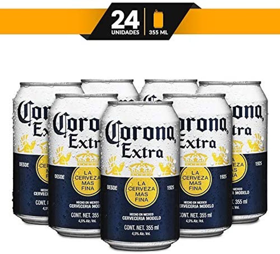 Producto Cerveza Clara Corona Extra 24 latas de 355ml c