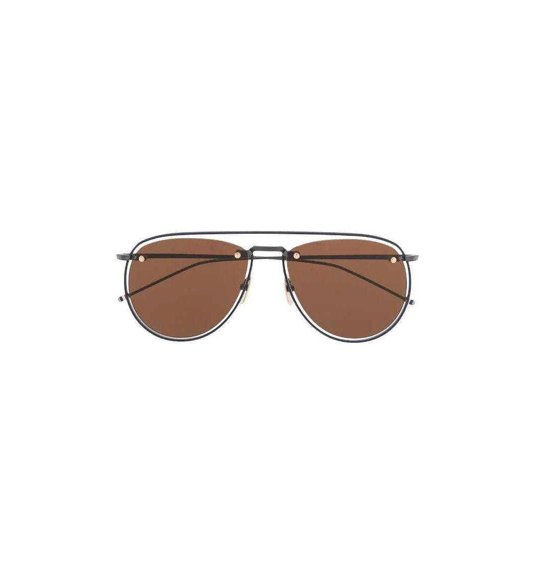 Fashion Thom Browne Eyewear lentes de sol estilo aviador

