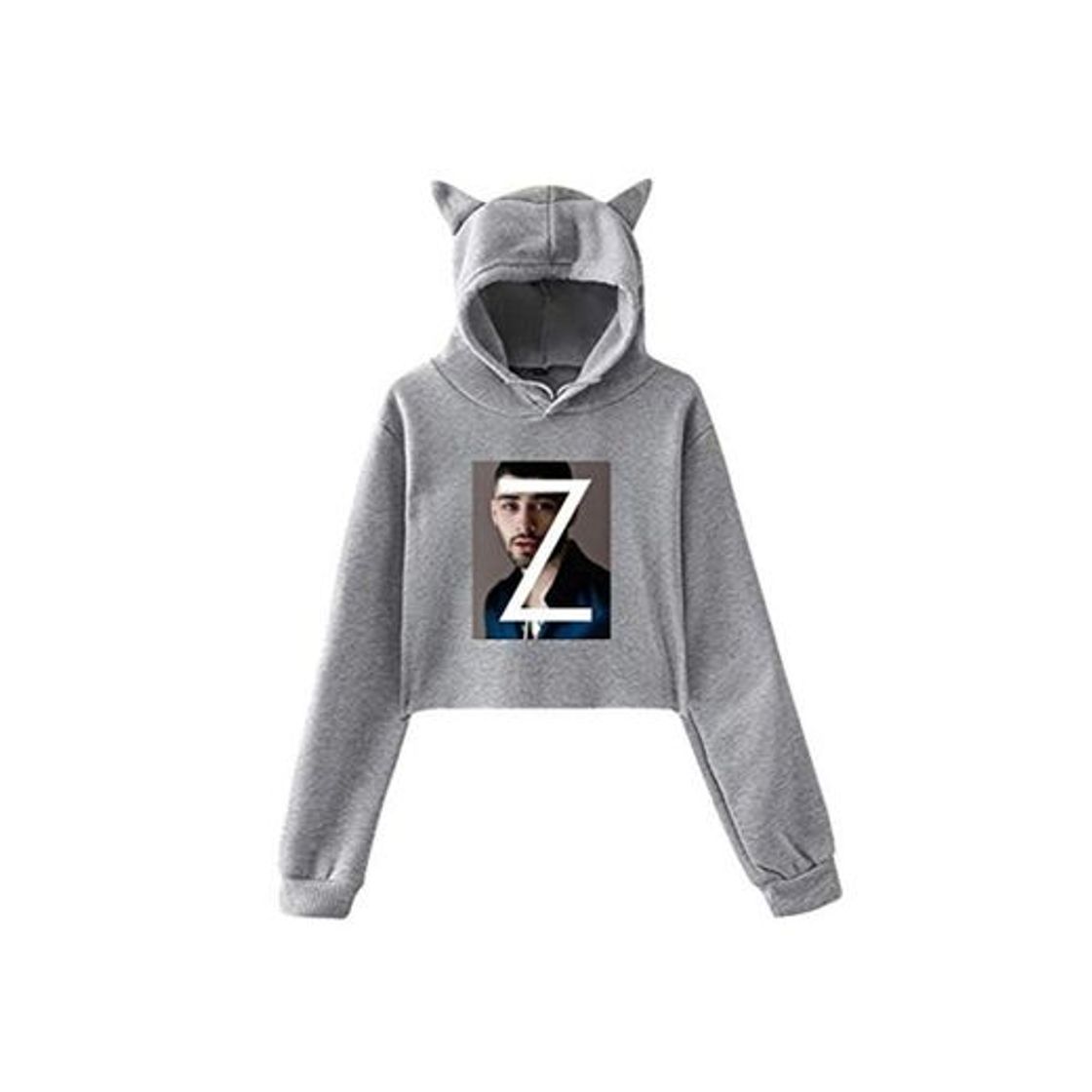 Productos Jersey de Manga Larga Sudadera Tops Blusa Camiseta Tops Jumper Tees Sudadera con Capucha de Oreja de Gato para Mujer Zayn Icarus Falls Malik Lumbar Sweatshirt Hooded