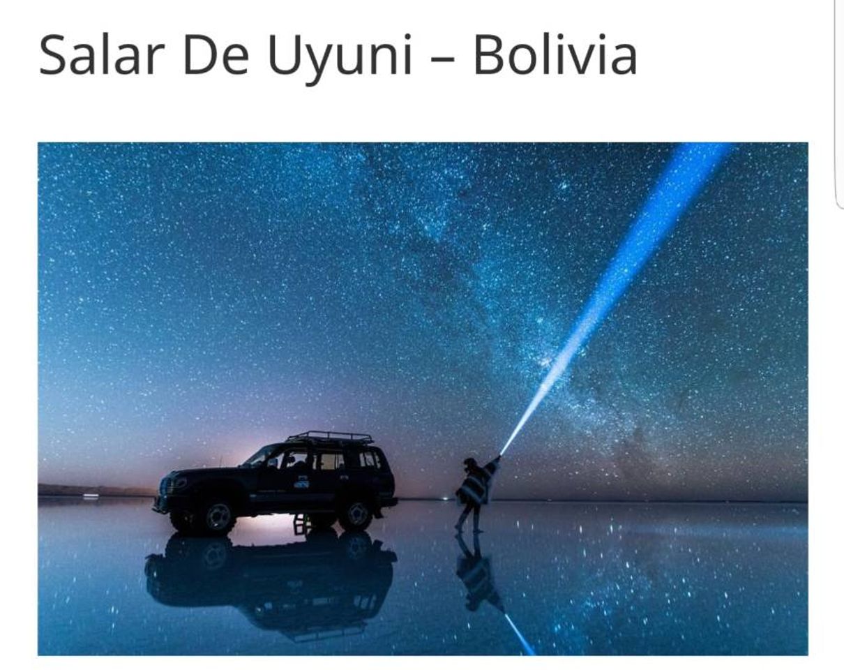 Lugar Salar de Uyuni