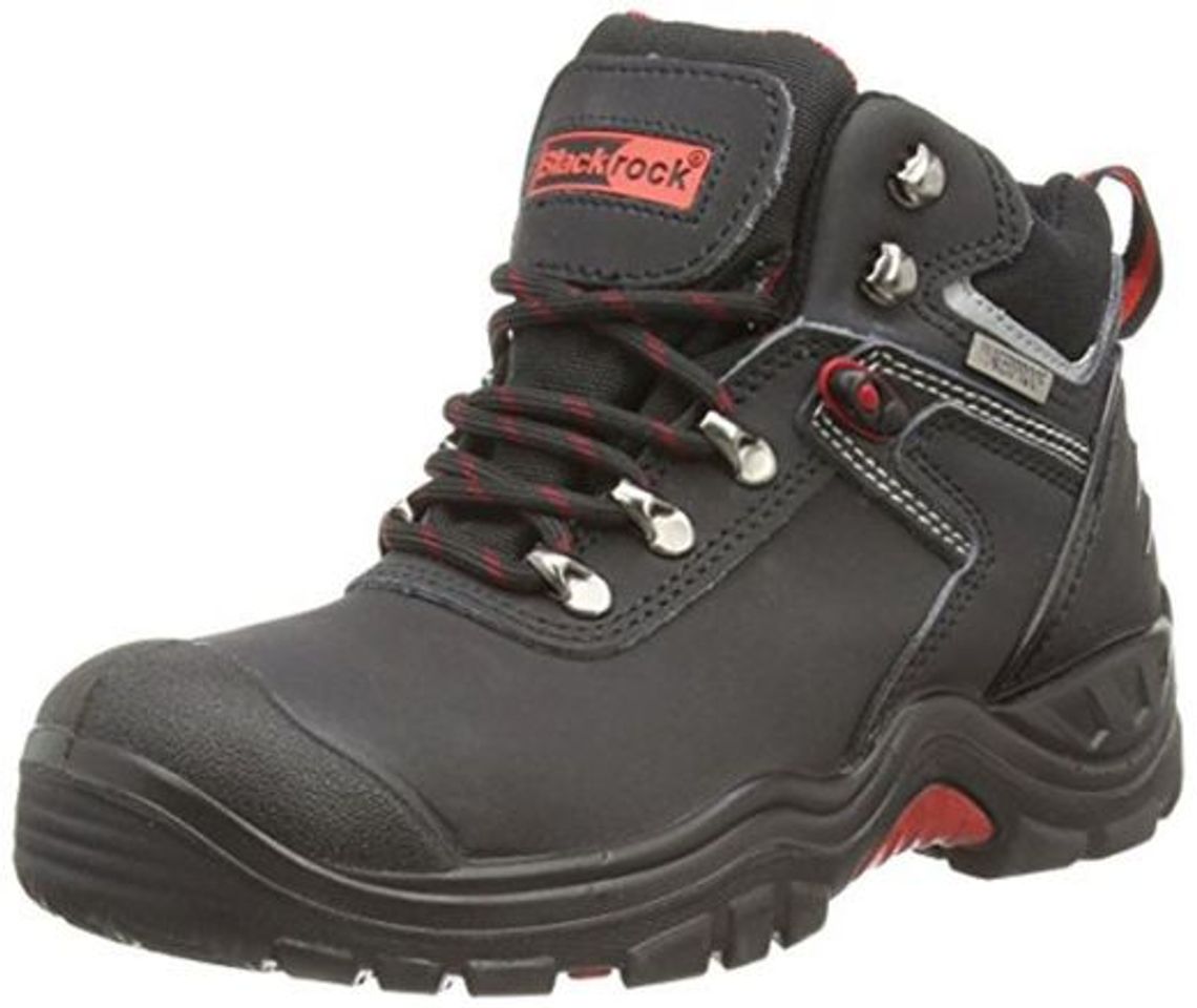 Productos Blackrock  SF55 ,  zapatos de seguridad de cuero unisex, negro,