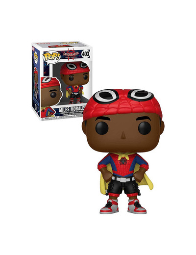 Funko - Pop.Color Marvel: Spiderman Animated Color Miles con Cape