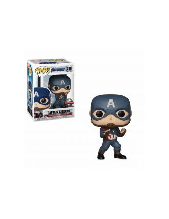 Games Funko- Marvel Pop Capitán América Edición Especial,