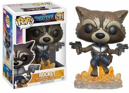 Juego Funko- Rocket Figura de Vinilo, colección de Pop, seria Guardians of The