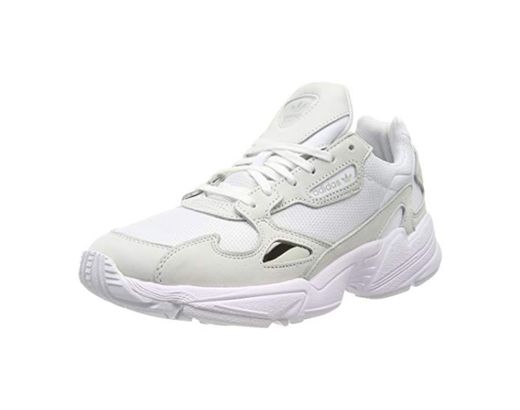 adidas Falcon, Zapatillas de Running para Mujer, Cloud White