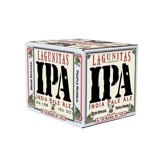 Lagunitas Cerveza Americana IPA - Paquete de 24 x 355 ml -