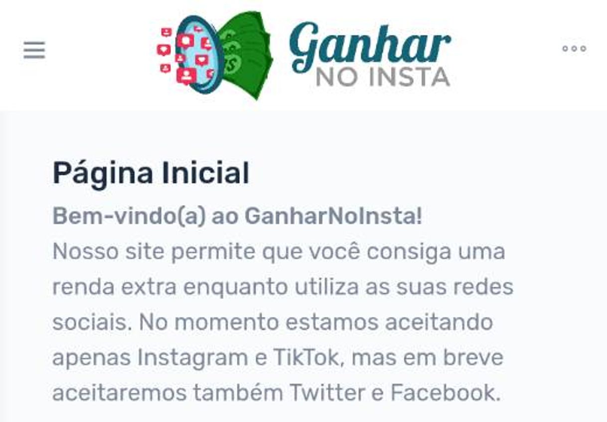 Moda Site ganhar no insta - Clique no link  e conheça 💕