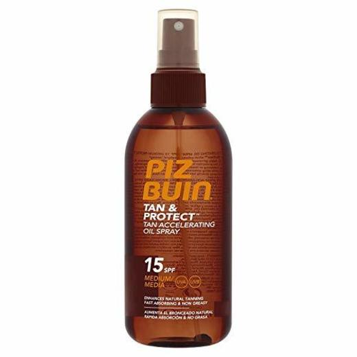 Piz Buin Tan & Protect - Aceite en Spray Acelerador del Bronceado