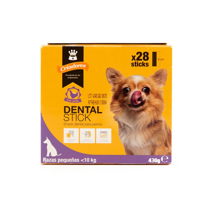 Producto Criadores Dental Stick pollo para perros pequeños