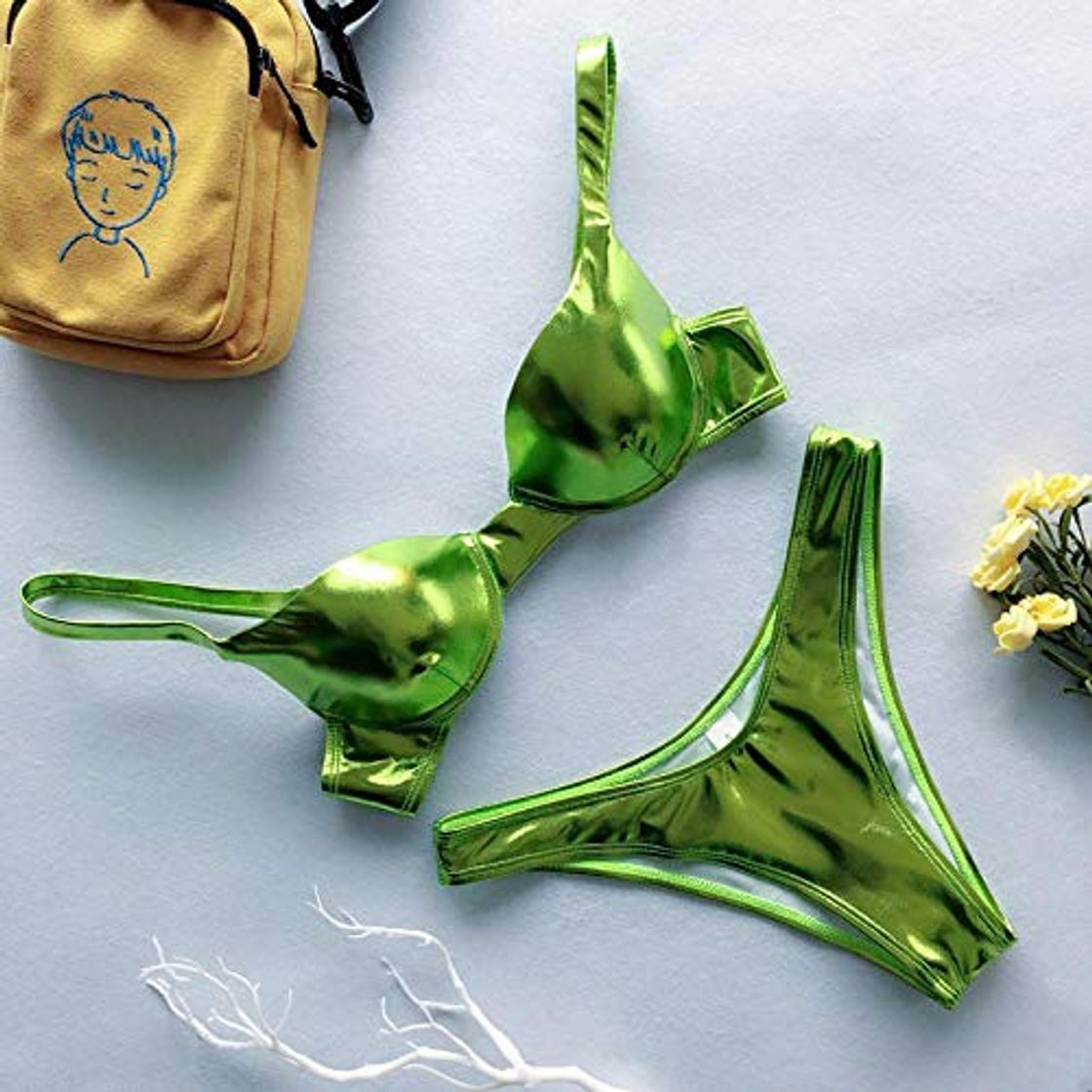 Social Bikini Nuevo Conjunto De Bikini para Mujer Trajes De Baño Push