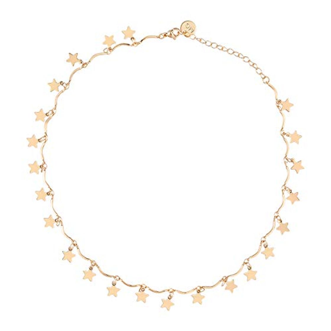 Fashion FENICAL Collar de gargantilla de mujer Collar de estrella afortunada Cadena de