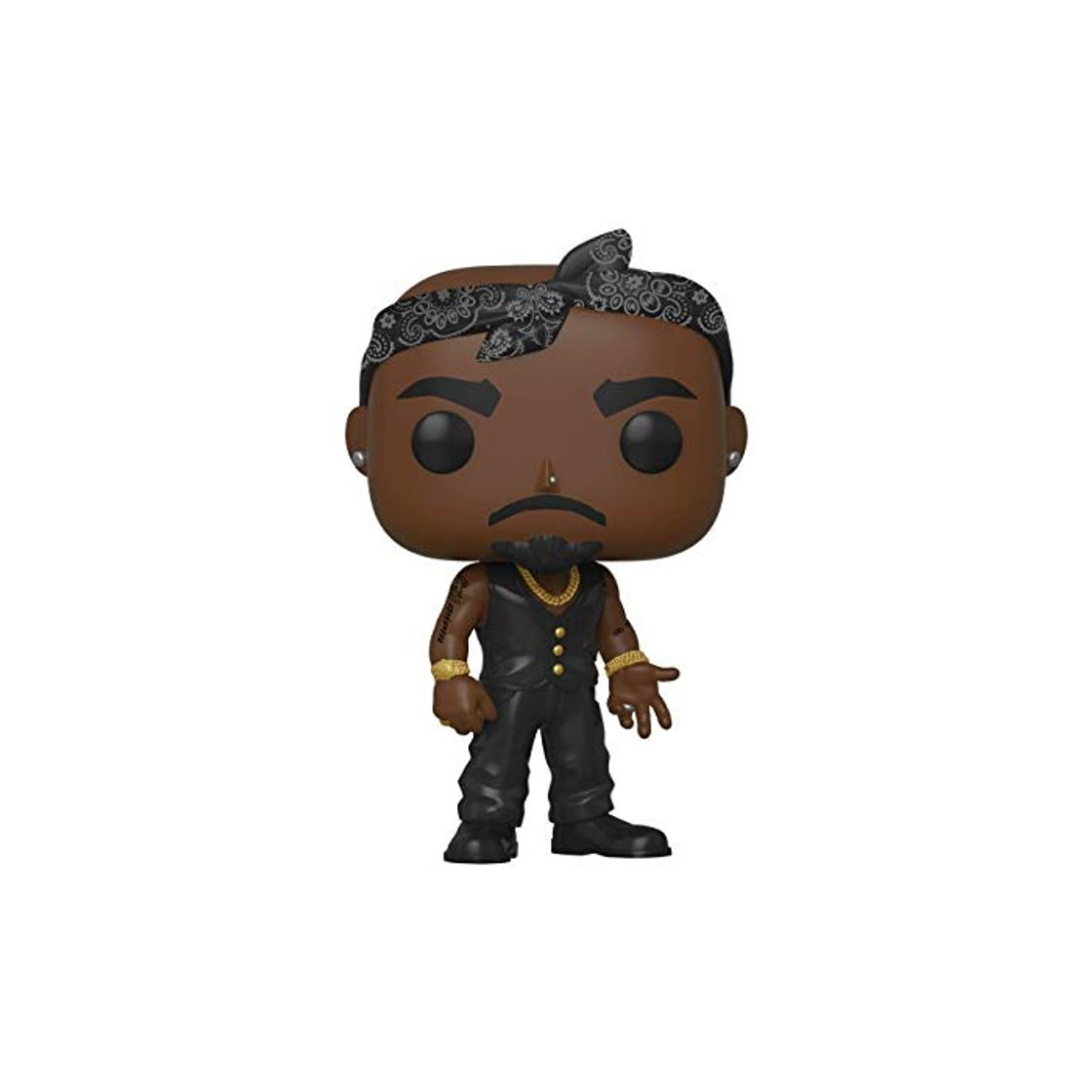 Game Funko- Pop Rocks Tupac Collectible Toy, Multicolor