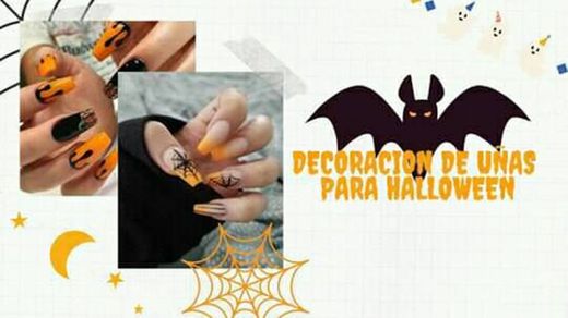 Decoración de uñas para Halloween 