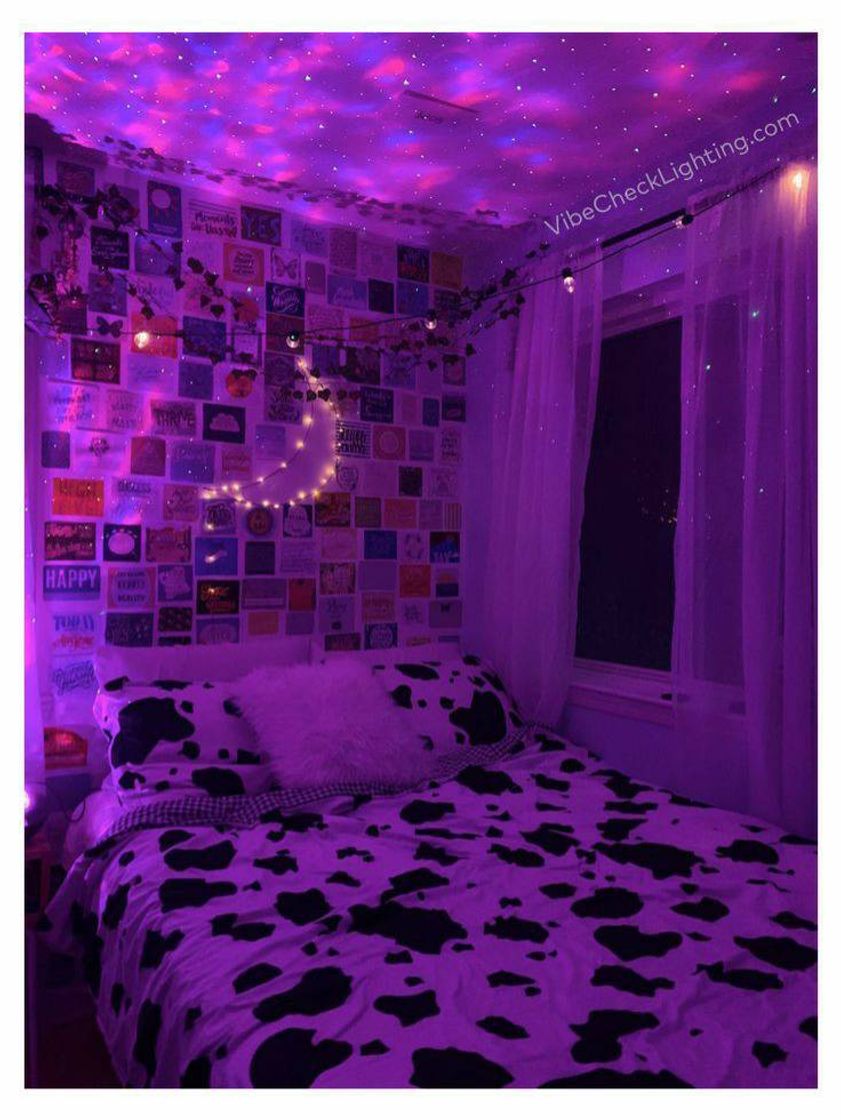 Fashion Led lights, Quarto aesthetic girl🌙💜