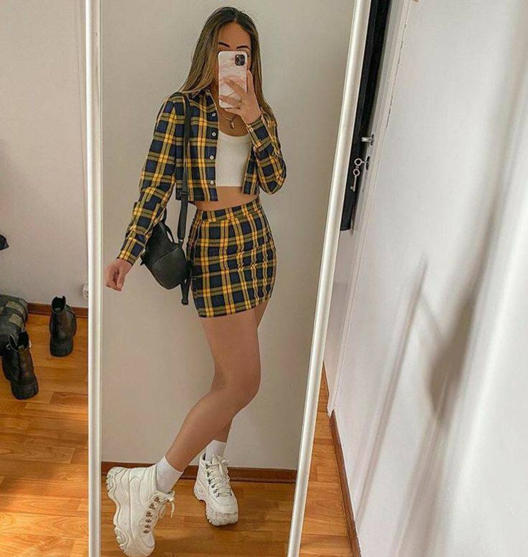 Fashion Look estiloso🧡🖤💛