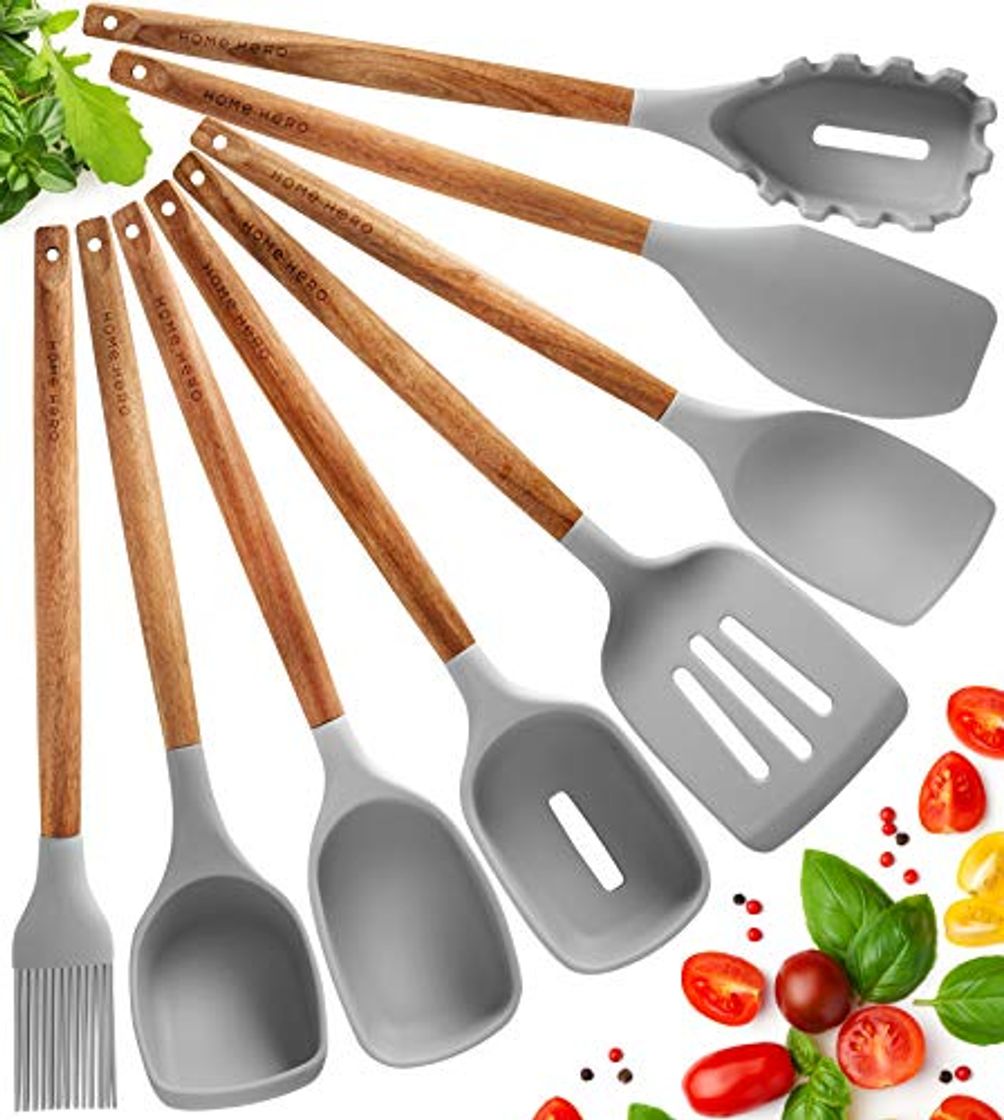 Home Juego Utensilios de Cocina de Silicona