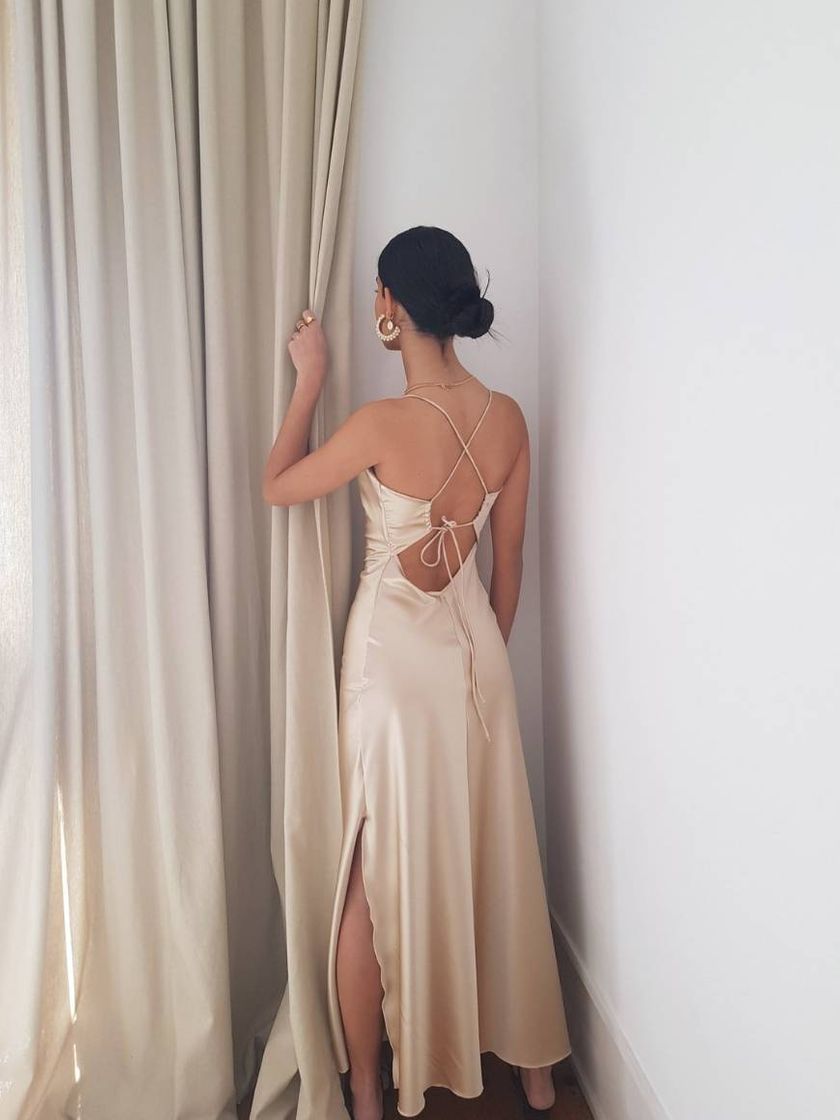 Moda Champagne Hanna Long Dress | Tricirculo