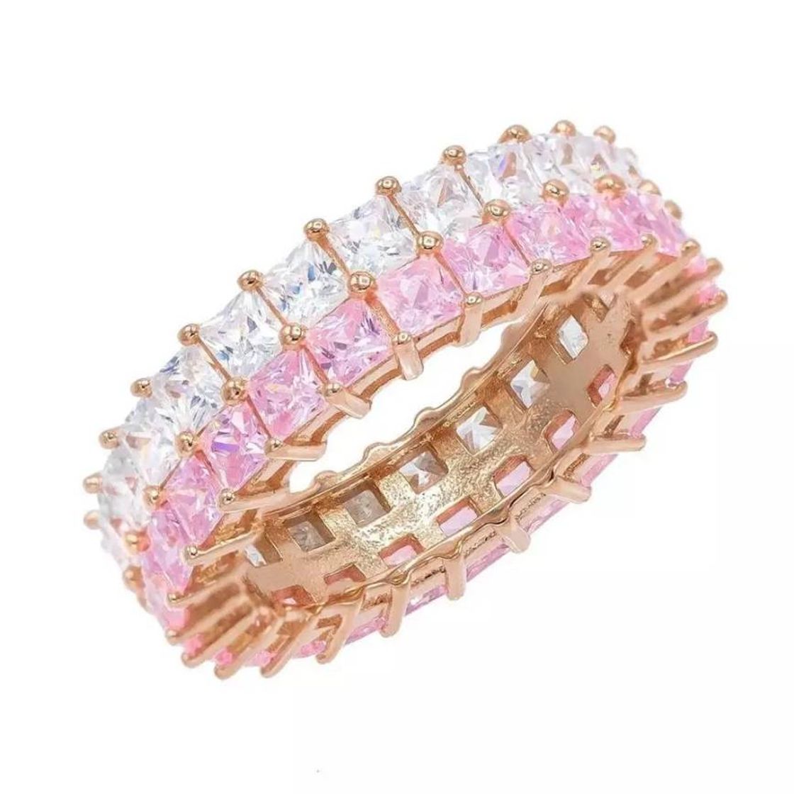 Moda Pink stones ring 