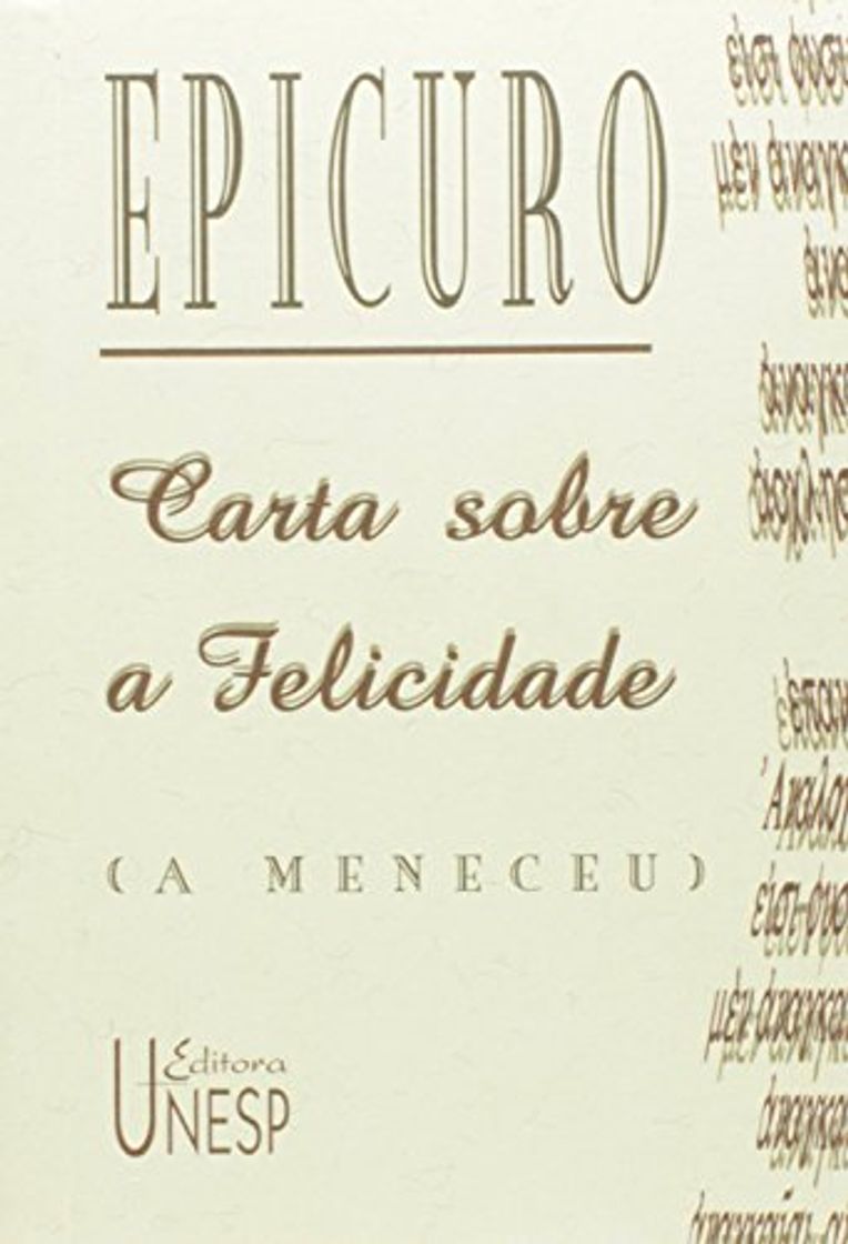 Libros Carta sobre a felicidade