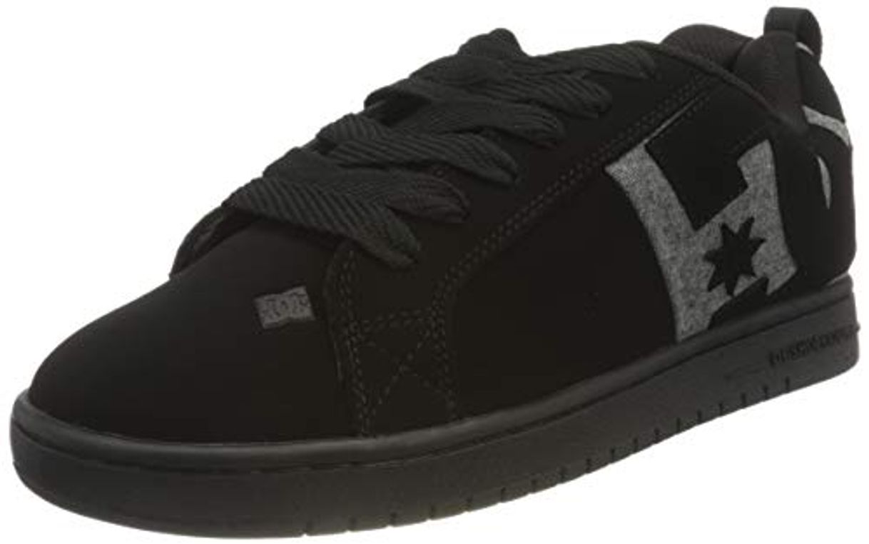 Fashion DC Shoes Court Graffik, Zapato de Skate para Hombre, Black