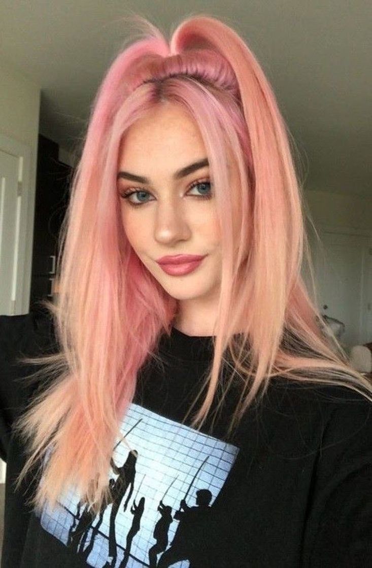 Moda Cabelo rosa