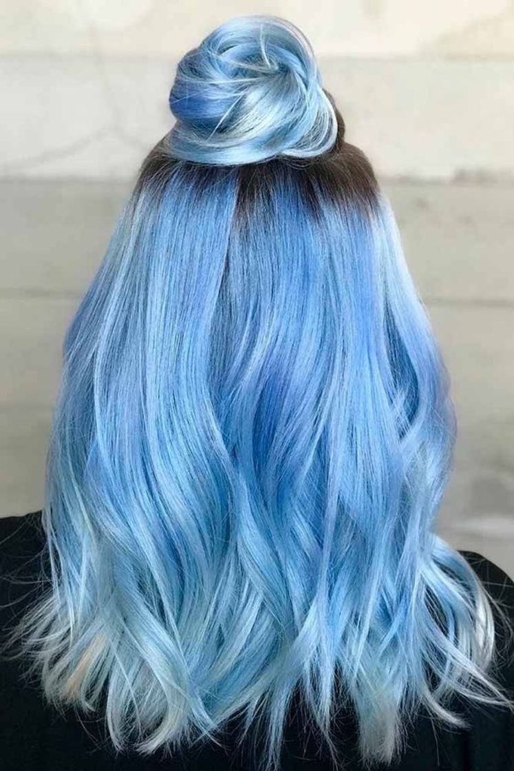 Moda Cabelo azul