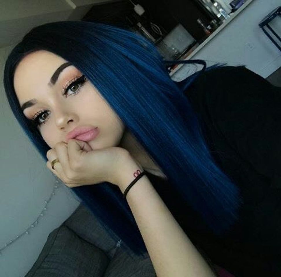 Moda Cabelo azul 