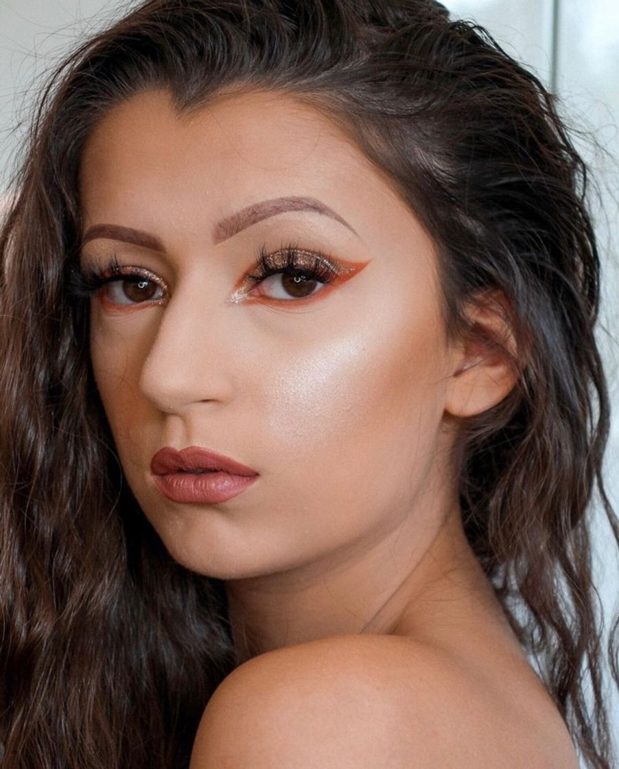 Social Maquilhagem Glitter Orange🧡