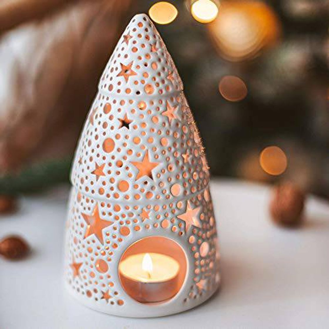 Producto Green Christmas Tree Tealight Holder
