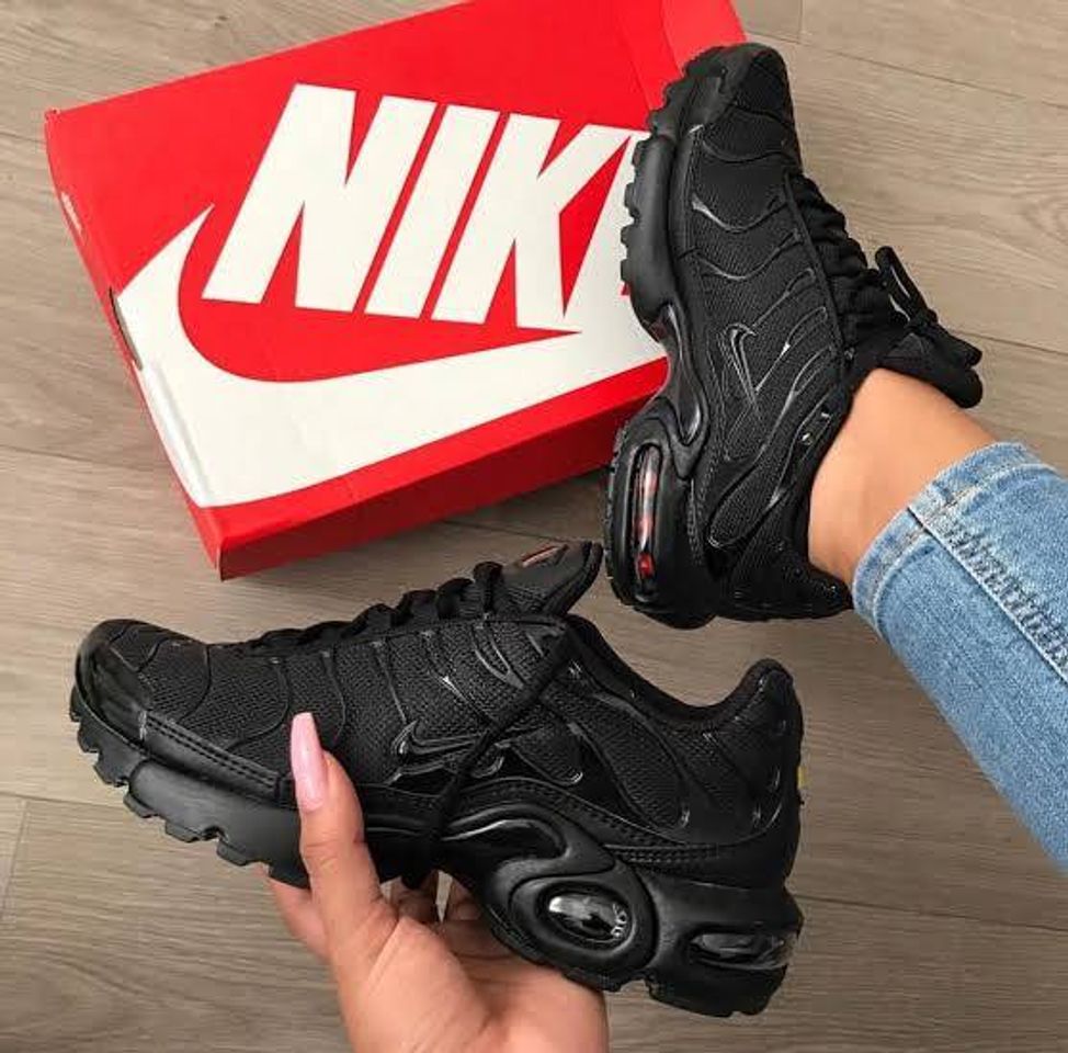 Social Nike Air MAX Plus, Zapatillas de Running para Hombre, Negro