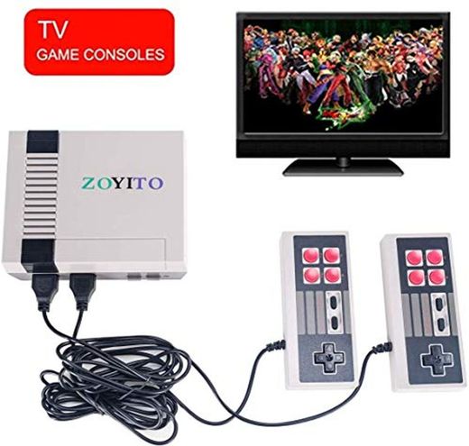 Anzer Consola de Juegos Mini TV TV Familiar clásica de 620 Juegos