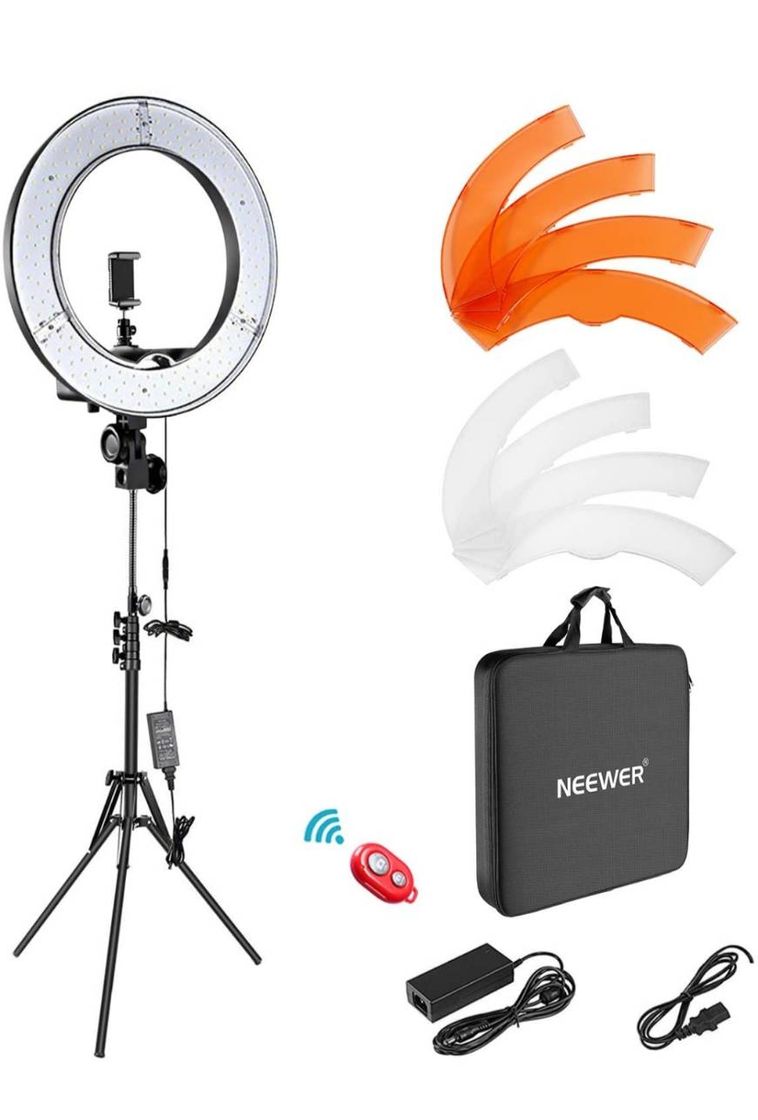 Moda Neewer Aro de luz 48cm regulable

