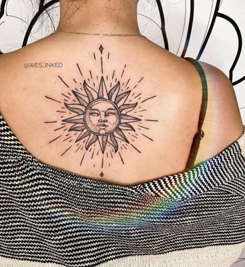 Tatuagem de sol ✨