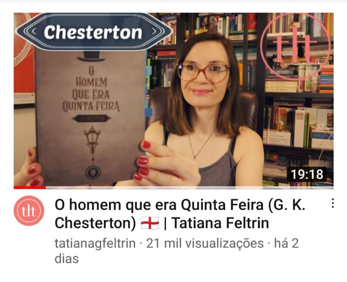 Moda Tatiana Feltrin - G. K. Chesterton