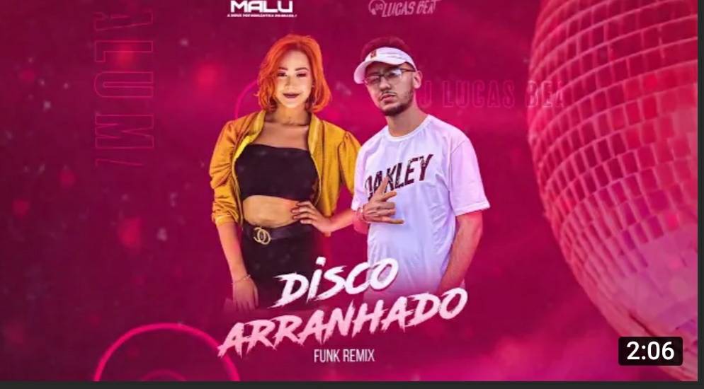 Moda Disco Arranhado - Malu Remix Dj Lucas Beat - YouTube