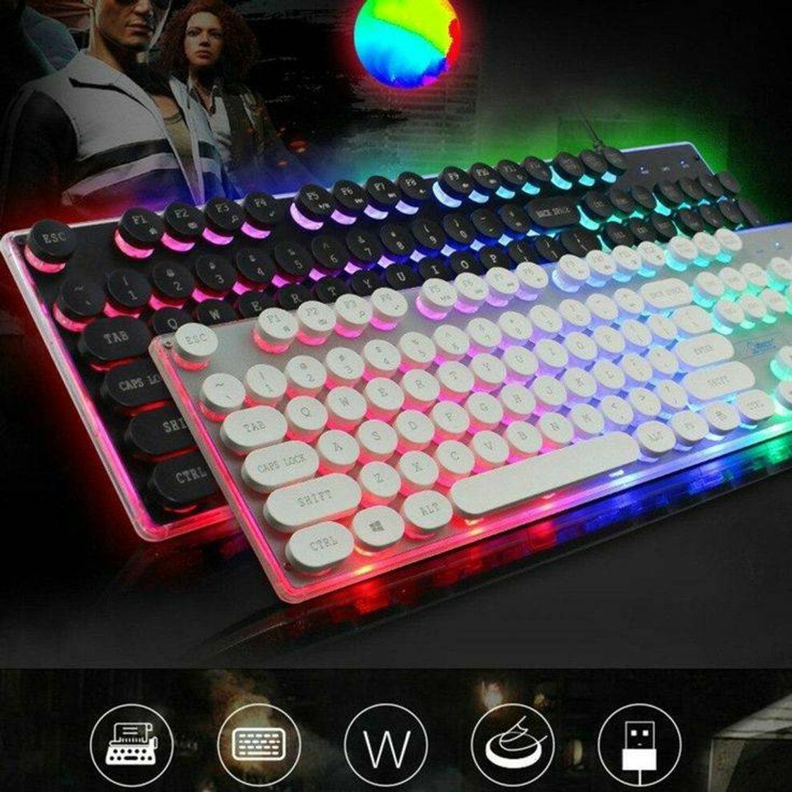 Moda Teclado gamer