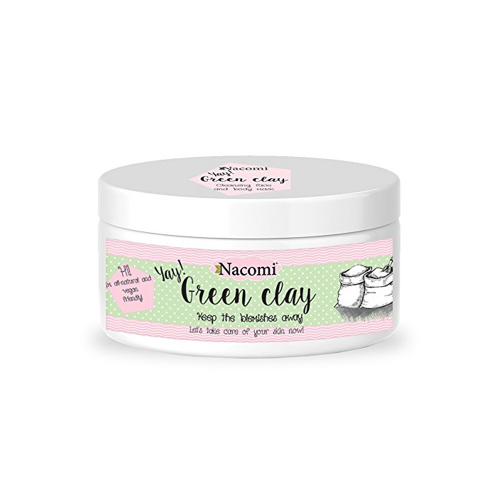 Social Arcilla verde Nacomi Green Clay para piel impura 65 g