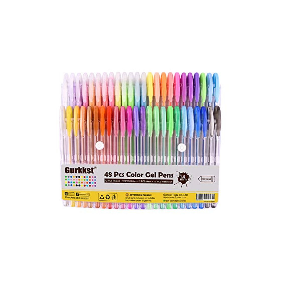 Producto Guansky 48 Set Boligrafos Gel Colores Bolígrafos de Gel para Scrapbooking, Colorear,