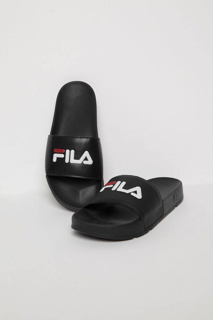 Fashion Chinelo Slide Fila Preto