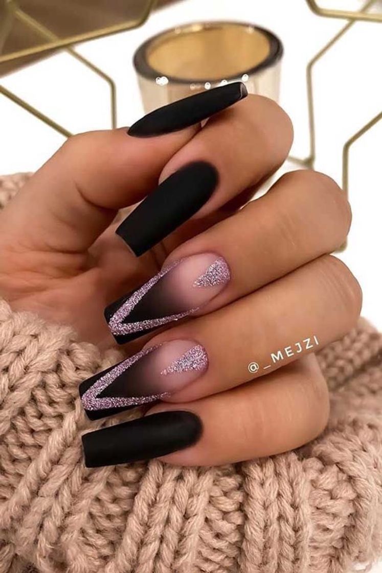 Moda Unhas black 💅🏻♠️