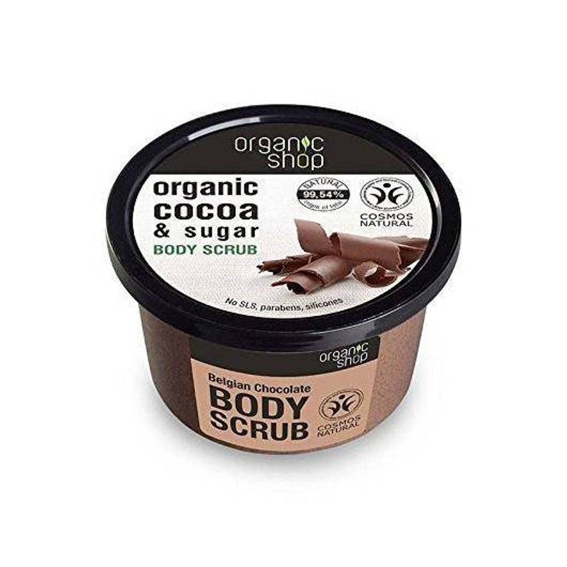 Moda Exfoliante corporal de chocolate belga- ORGANIC SHOP